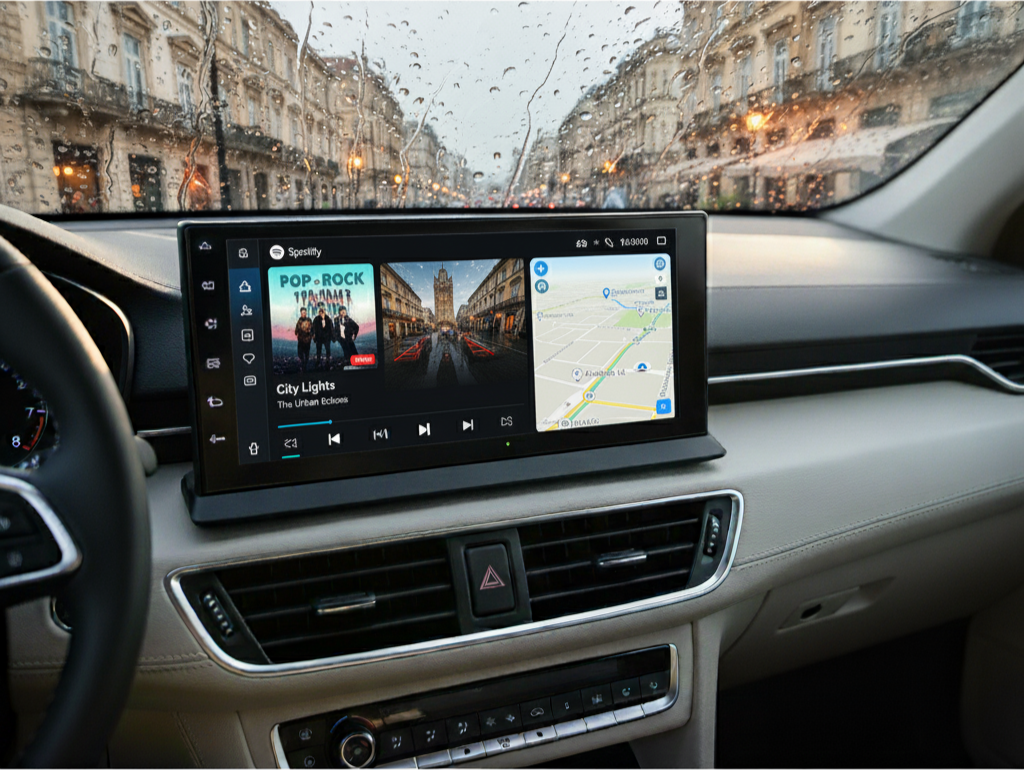 Okos Autós Kijelző (CarPlay & Android Auto)