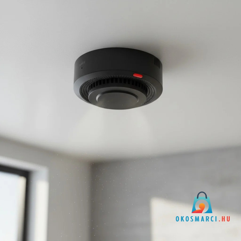 Okos Füstérzékelő Fekete