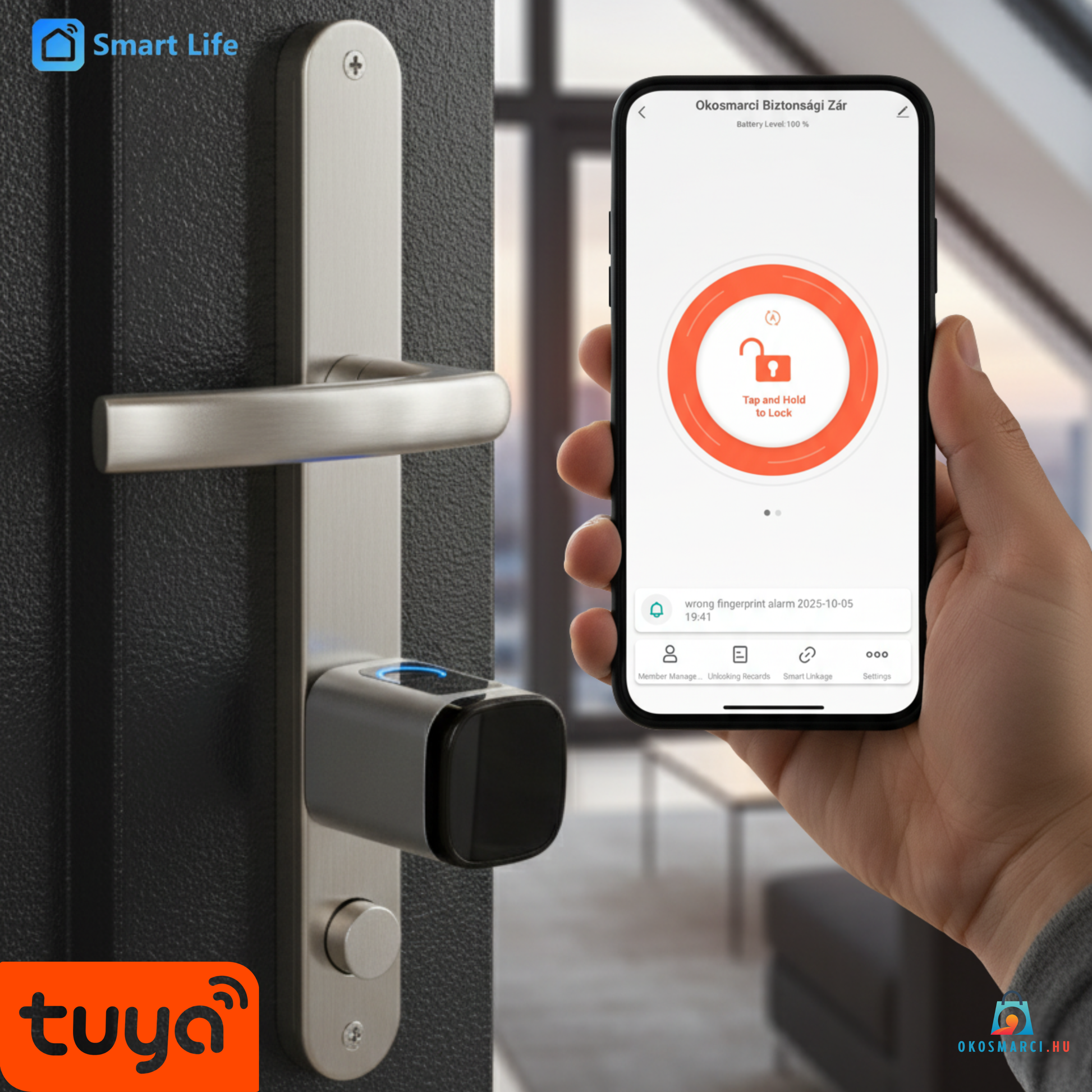 Okos Biztonsági Zár 57990.00 HUF -  Okosmarci